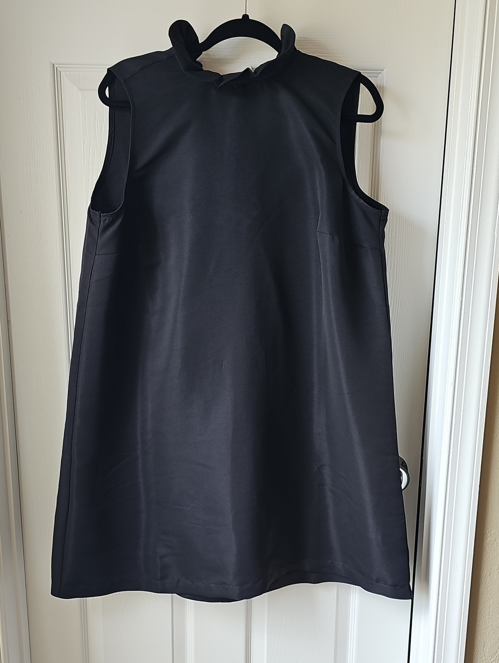 Torrid Deep Black Ruffle Neck Dress